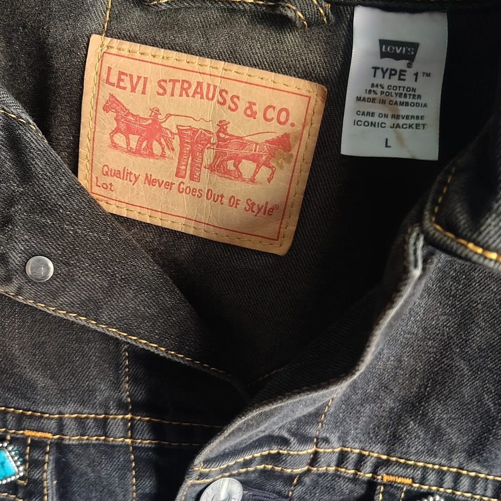 Levi's Black Denim Jacket
